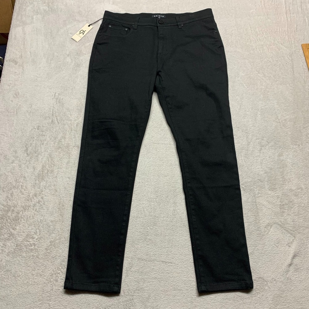 NEW NWT Men's ORIGIN Apparel Black Jeans 33x30‎
